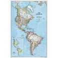 thumbnail image 1 of National Geographic RE00620152 Map Of The Americas - Laminated, 1 of 1