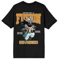 thumbnail image 3 of Dragon Ball Z Gotenks Fusion Adult Black Crew Neck Short Sleeve T-shirt-6XL, 3 of 7