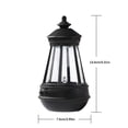 thumbnail image 4 of Ounissouiy Luz alimentada por energía Solar con gancho, farol Vintage, luces nocturnas, Patio, calle, camino, césped, herramienta de Iluminación y accesorios Cuerda, 4 of 6