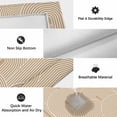 thumbnail image 5 of Khaki Boho Outdoor Rug 5x7 Ft, Non Slip Washable Area Rug, Middle Century Modern Abstract Art Patio Rugs Carpet Runner, Large Floor Mat for Indoor/Outdoor Deck Porch Camping, 5 of 8