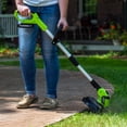 "Earthwise 10"" Cordless Electric 20Volt Grass and Weed Trimmer, Yard