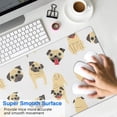 thumbnail image 4 of Long Mouse Pads for Desk,Cute Cartoon Pug Desk Mats on Top Of Desks, Desk Mouse Pad Extra Large with 3mm Non-Slip Base and Stitched Edge for Gaming,Office,Work,Home 31.5"x11.8", 4 of 6