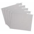 thumbnail image 5 of 25  Grey Hanging File Folders Letter Size - Durable 11pt Paper, Hanging File Folders Gray, Plastic Tabs and Inserts Included, Perfect for Office Organization, 5 of 7