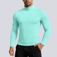 thumbnail image 2 of Dagaeig Men's Compression Shirts Long Sleeve Turtle Neck Athletic Workout Gym T-Shirts Base Layer Undershirts, 2 of 9