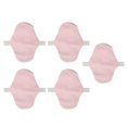thumbnail image 2 of Protectores de bragas reutilizables, 5 piezas de toallas menstruales lavables, toallas sanitarias reutilizables, protectores de bragas de tela absorbente, confiables y duraderos, 2 of 8