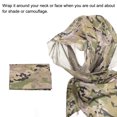 thumbnail image 4 of Uxcell 63"x20" Camouflage Netting Mesh Net Camo Scarf Veil Desert Mesh Scarves Light Camo 2 Pack, 4 of 5