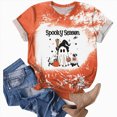thumbnail image 2 of TOWED22 Halloween Shirt for Women Ghost Pumpkin T-Shirt Funny Tie Dye Graphic Tees Tops Blouse Gift(Orange,XXL), 2 of 5