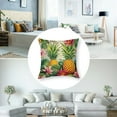 thumbnail image 5 of BANET  Pineapples Decorative Throw Pillow Cover Case Outdoor Pillow Cases Square Standard Cushion Covers for Sofa Couch Bed Pillow Cases Set of 2 22x22in, 5 of 7