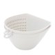 thumbnail image 3 of Colador de cocina Recipiente Recipiente de drenaje de arroz Cesta de almacenamiento de alimentos Frijoles Granos Colador Tazón Fregadero Colador BLESIY Cesta de drenaje, 3 of 8