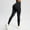 A_ Black, variant on Olyvenn Women Impact Leggings Seamless Scrunch Butt Lifting Workout Leggings High Waisted Solid Gym Yoga Pant Black XS