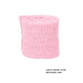 thumbnail image 2 of WHAMVOX  2 M Christmas Decoration Cloth Roll Garland Burlap Ribbon Garlands Craft Pink, 2 of 8