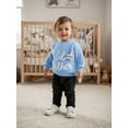 thumbnail image 3 of BemeyourBBs Brother Matching Sweater Star Letter Crewneck Long Sleeve Knit Tops, 3 of 9