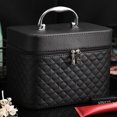 thumbnail image 2 of Travel Makeup Bag Fashion Top Handle Large Capacity Makeup Case Cosmetic Bag, 2 of 4