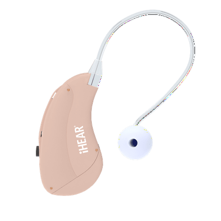 iHEARmax™ by iHEAR® Behind-the-Ear, Receiver in the Canal, Hearing Aid (Standard Clear Wire, Natural, Left (Best Way To Clear Ear Canal)