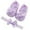 Purple, variant on Daznico Baby Sneakers with Soft Sole for Toddlers Pearl and Floral Dress Shoes,3-6 Months