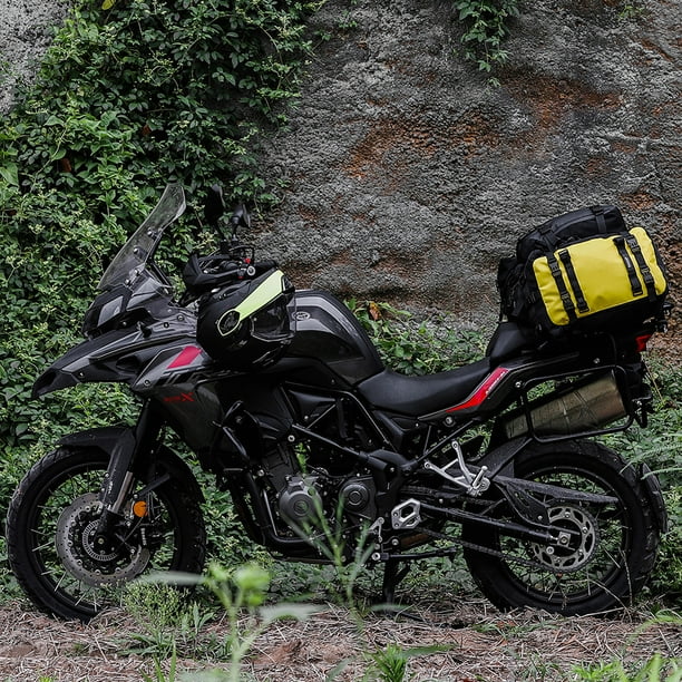 Sac de moto de grande capacité sac de bagages étanche multi-fonction  porte-selle de moto sacs de bagages de coffre 