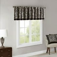 thumbnail image 6 of MAYEERTY 50x18" Jacquard Window Valance Black, 6 of 8