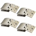 thumbnail image 1 of Glass hinge wine cabinet door hinge opening glass flat door hinge, 1 of 8