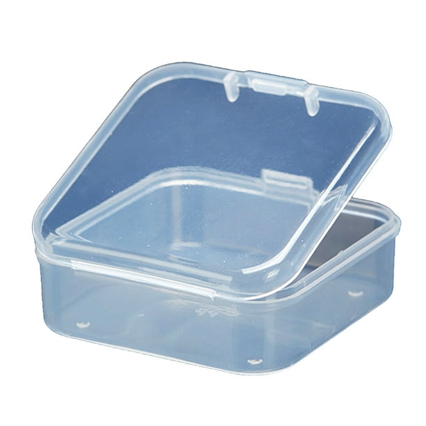 freestylehome Bead Storage Boxes Transparent Durable Non-brittle Small  Plastic Containers with Lids DIY Small Plastic Box for Beads