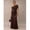 Coffee Brown-XS, variant on Coffee Brown One-Shoulder Ruched Maxi Evening Gown Formal Dress