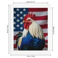 thumbnail image 2 of Paint By Numbers Kit for Adults Beginner - DIY Red White Blue Rooster Flag Canvas Painting Kits for Adults, Frameless Paint By Number for Adults for Home Wall Decor 16x20 Inch, 2 of 7