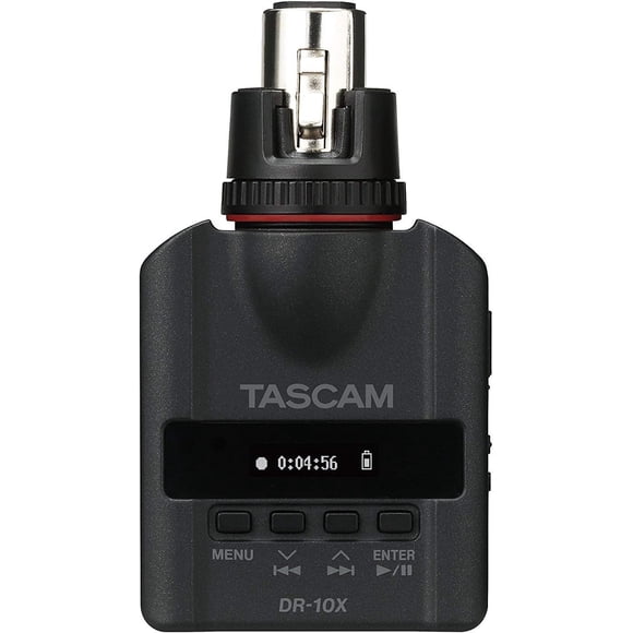 Grabadora de Audio Portátil Tascam DR-10X con Micrófono XLR