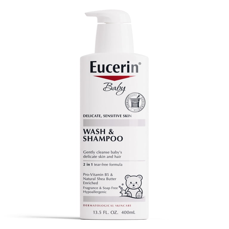 Eucerin Baby Essentials Kit, 2-in-1 Wash & Shampoo photo 2