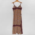 thumbnail image 5 of Mola De Panama Sleeveless Dress Women's Evening Dress Womans Clothing, 5 of 9