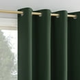thumbnail image 3 of Sun Zero Oslo Extreme 100% Blackout Grommet Curtain Panel, 52"X95", Evergreen, 1-Piece Single Panel, 3 of 10