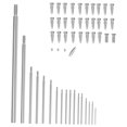 thumbnail image 4 of WHAMVOX 1Set Silver Saxophone Maintenance Kit with Durable Threaded Rods Screws and Tapered Nail for Bass Sax, 4 of 8