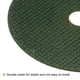 thumbnail image 5 of 25uds Ruedas Corte 4.2" X 0.045" X 5/8" 80m/s para Metal Delgado Acero Inoxidable Rápido Limpio Disco Corte Ruedas Esmerilado para Amoladora Angular Verde, 5 of 7