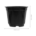thumbnail image 2 of MERRYHAPY 20Ud Macetas Para Jardín Y Cultivo De Plantas En Interior Con Simple Y Negro, 2 of 7