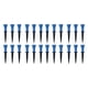 thumbnail image 4 of Eigraketly Paquete de 12 tees de golf Soporte de bolas de plástico Práctica para interiores y exteriores Azul 76 mm Azul 76 mm 2piezas, 4 of 6