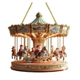 thumbnail image 1 of Adorno de carrusel navideño Bearachild Colores variados, 1 of 6