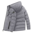 thumbnail image 5 of GaThRRgYP Winter Jackets Women $10,Mens Jackets Big and Tall,USB Intelligent Constant Temperature Heated Windproof Plus Size Coat for Men and Women Winter 15 Heated Jacket Coat Gray XXXXXL, 5 of 7