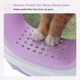 thumbnail image 4 of Fully Enclosed Cat Litter Box, Large Hooded Kitty Litter Pan with Flip-Top, Odor Control & Anti-Tracking, for Cats Up to 22 lbs, Detachable Design with Scoop, 4 Colors, 4 of 8