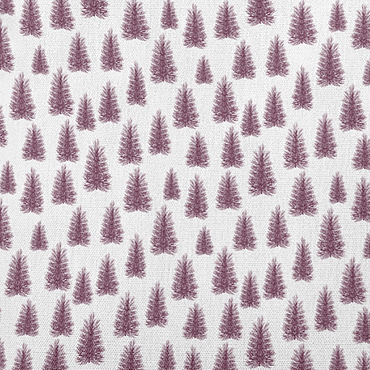 20" x 20" Simply Daisy Christmas Trees Pattern Polyester Accent Pillow, Passion Flower Qty 1