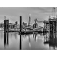 thumbnail image 2 of Frank, Assaf 14x12 White Modern Wood Framed Museum Art Print Titled - Tower bridge over river Thames in London, UK, 2 of 4