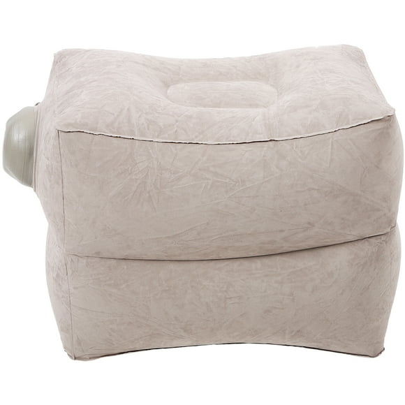 Inflatable Airplane Foot Rest Under Desk Foot Rest Pillow Adjustable Height Travel Foot Rest