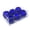 Blue, variant on Allgala 6-PK 3 Inch Luxury Glitter Rich Decoration Christmas Tree Ornament Balls-Silver-XB93101