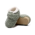thumbnail image 4 of huajiao Infant Boy Girl Cozy Fleece Booties Baby Fuzzy Sock Shoes Non Slip Soft Warm Slippers Newborn Winter Soft Sole Boots, 4 of 5