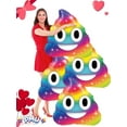 thumbnail image 7 of PMU 4 Pieces 30 Inches Valentine's Day Balloons, RainBow Huge Poop Balloons ,Love Balloons For Special Events, Photo Props Party Decoration and Accessories (4/Pkg), 7 of 7