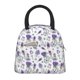 thumbnail image 1 of Balery Lavender Bicycle Bolsa de Almuerzo para Mujeres, Caja de Almuerzo, Bolsa de Almuerzo Pequeña Impermeable, Tote de Almuerzo Reutilizable con Gran Capacidad, 1 of 6