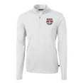 thumbnail image 2 of Men's-Cutter & Buck  White New York Red Bulls Big & Tall Virtue Eco Pique Recycled Quarter-Zip Pullover Top, 2 of 3