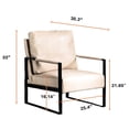 thumbnail image 3 of Easy Assembly - Make a Statement in Living Room with Mid - Century Accent Chair, 3 of 4