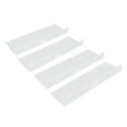 thumbnail image 1 of Wall 4 Pack Clear Acrylic Floating Shelves Wall Mounted Shelf For Anime Ornament Cosmetics Bathroom Living Room Bedroom, 1 of 8