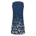 thumbnail image 5 of Drses Sleeveless Dress for Women Summer Women's Summer Sleeveless V-neck Floral Print Casual Vacation Dress Sundress for Women 2024, 5 of 6