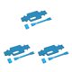 thumbnail image 4 of Placa base de metal Vogacara para caja de cambios de Coche RC 1:28 Wltoys 284131 K979 K989 Tipo 1 NO1, 4 of 6