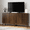 2 Pack Walnut, variant on Algherohein Sideboard Cabinet with 4 Door & Adjustable Shelves, Kitchen Storage Organizer, Home Decor TV Stand for Living Room, Oak