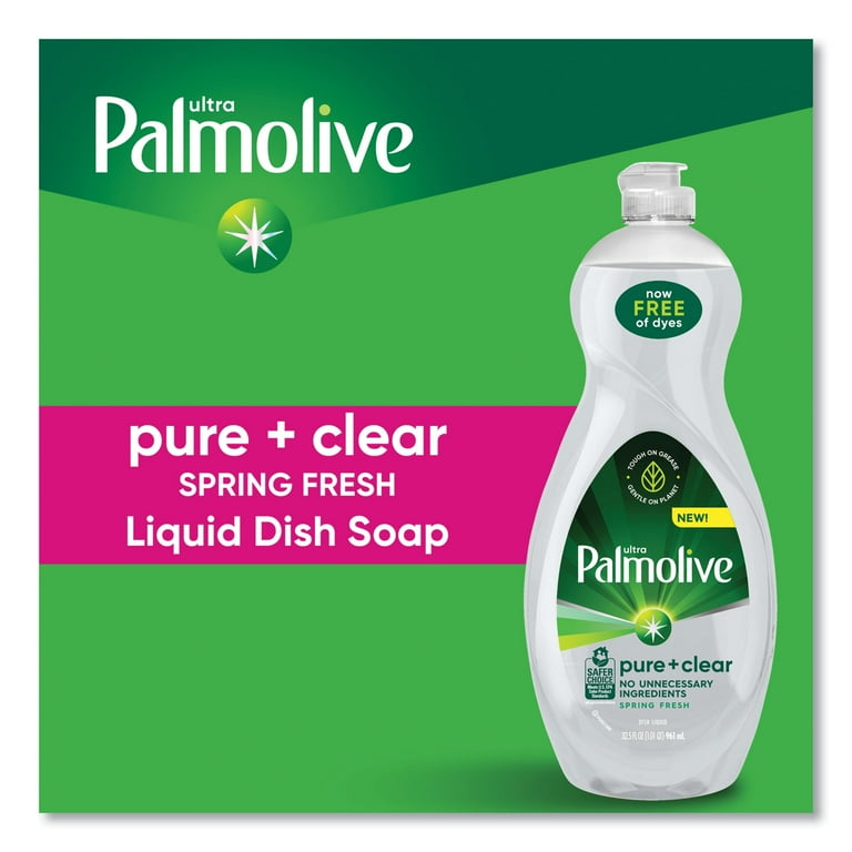 Pure + Clear Dishwashing Liquid, Unscented, 32.5 oz Bottle, 9/Carton Pure + Clear Dishwashing Liquid, Unscented, 32.5 oz Bottle, 9/Carton